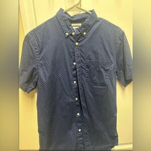 Old Navy Blue Casual Button Down Shirt